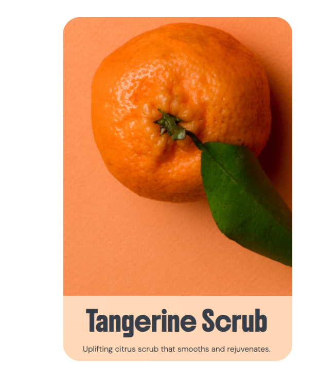 Tangerine Scrub