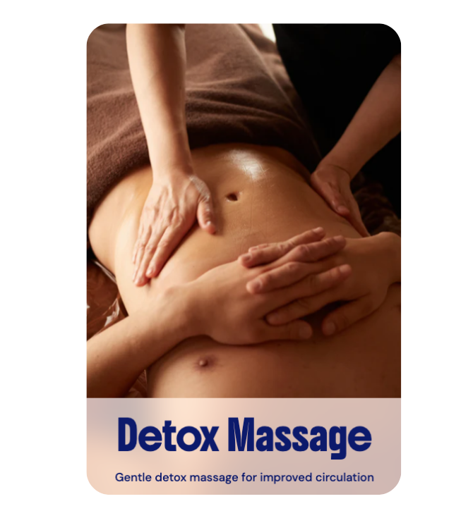 Professional therapist performing a gentle Detox Massage to improve circulation and promote wellness at River Oaks Thai Massage in Houston.