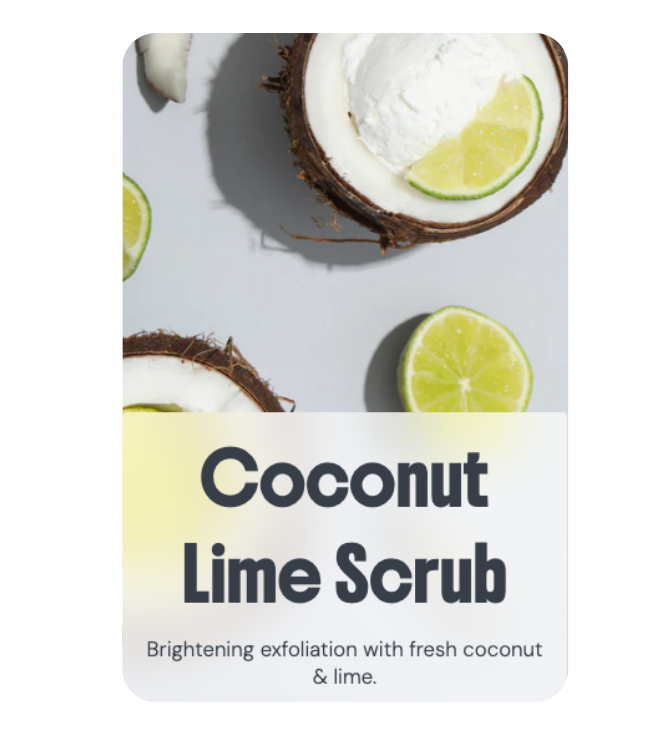 Coconut Lime Scrub